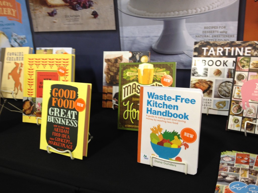 In good company with some great cookbook and other food books at the Chronicle Books Fancy Food Show booth 