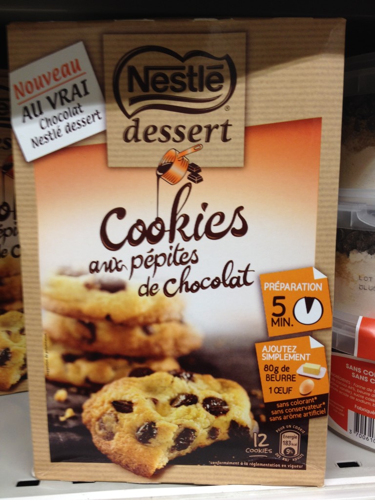 packaged french chocolate chip cookies
