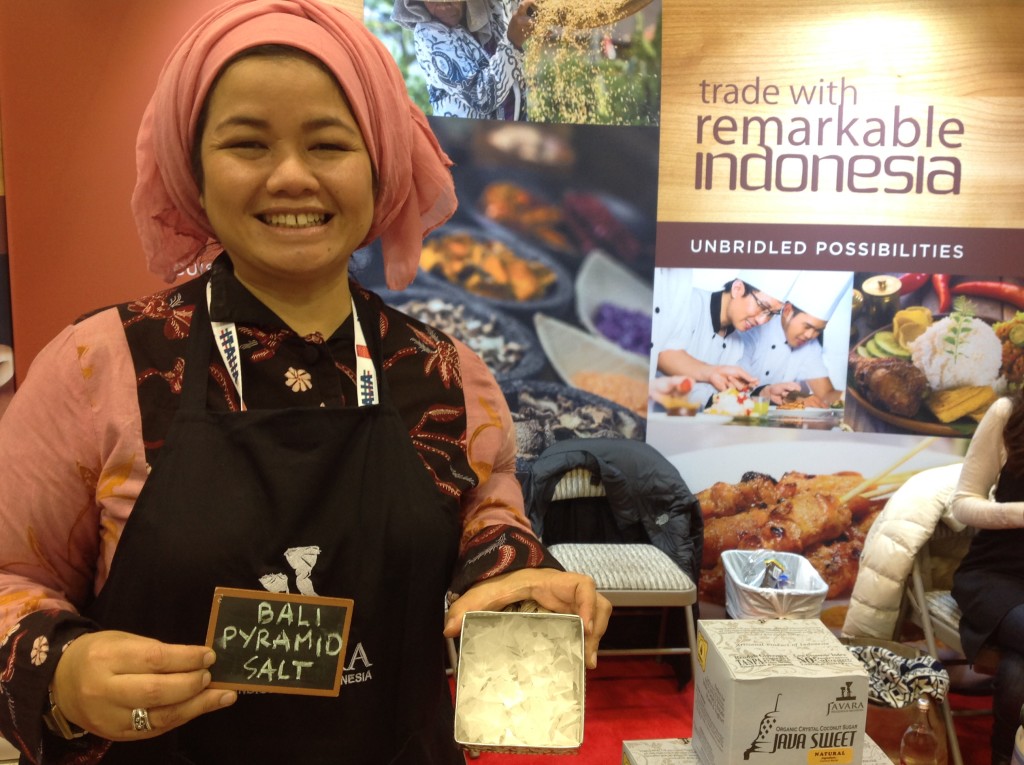 salt farmers from Indonesia at the fancy food show
