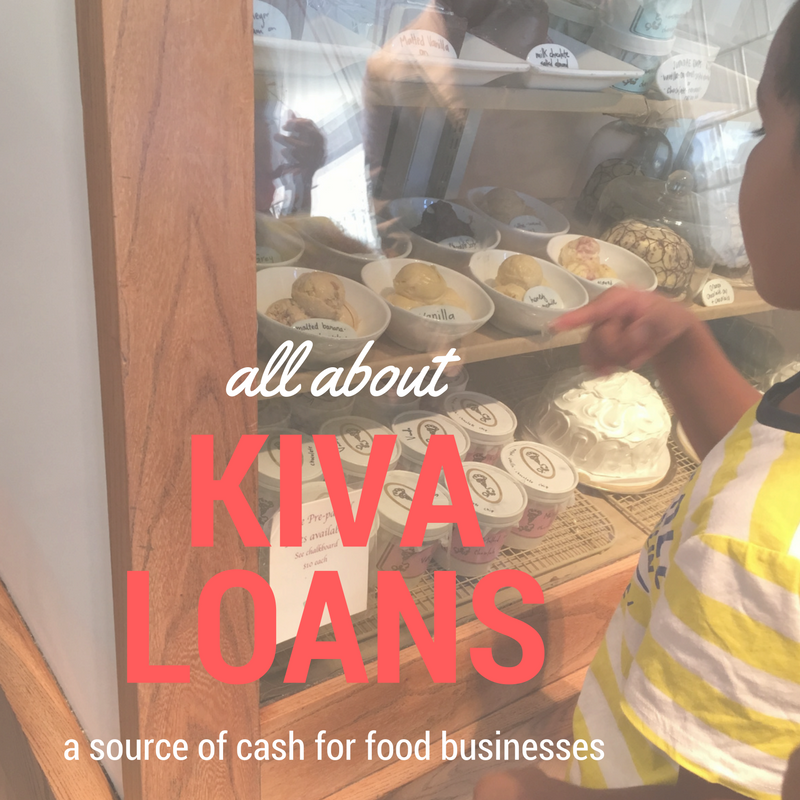 food business startup funding with Kiva loans