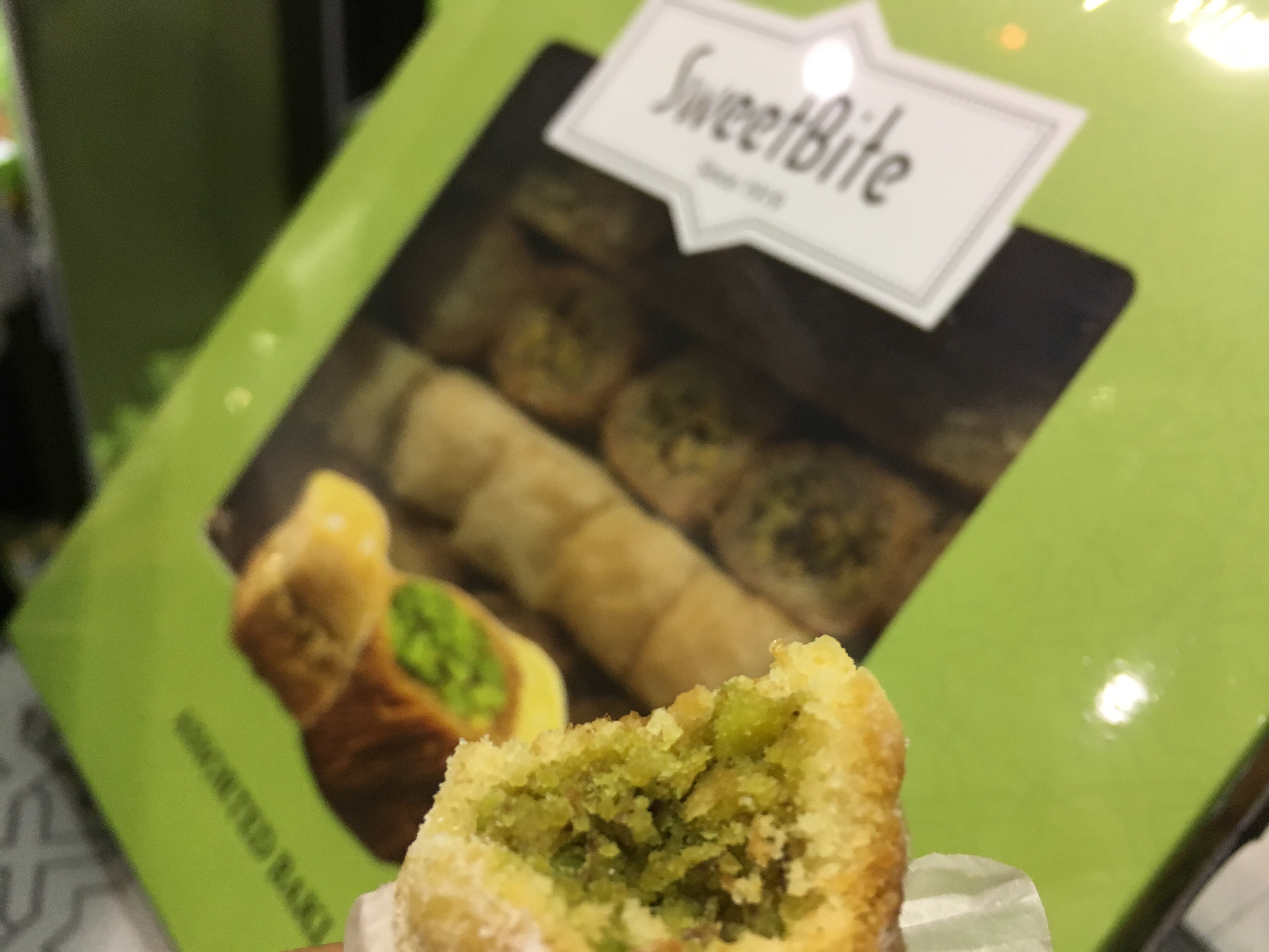 Amazing Middle eastern pastries packaged for grocery