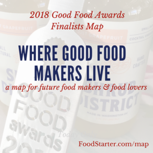interactive bucket list map of Good Food crafters