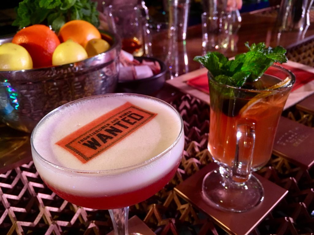 messages on a cocktail