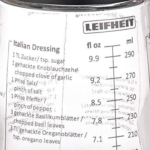 salad dressing carafe with measurements