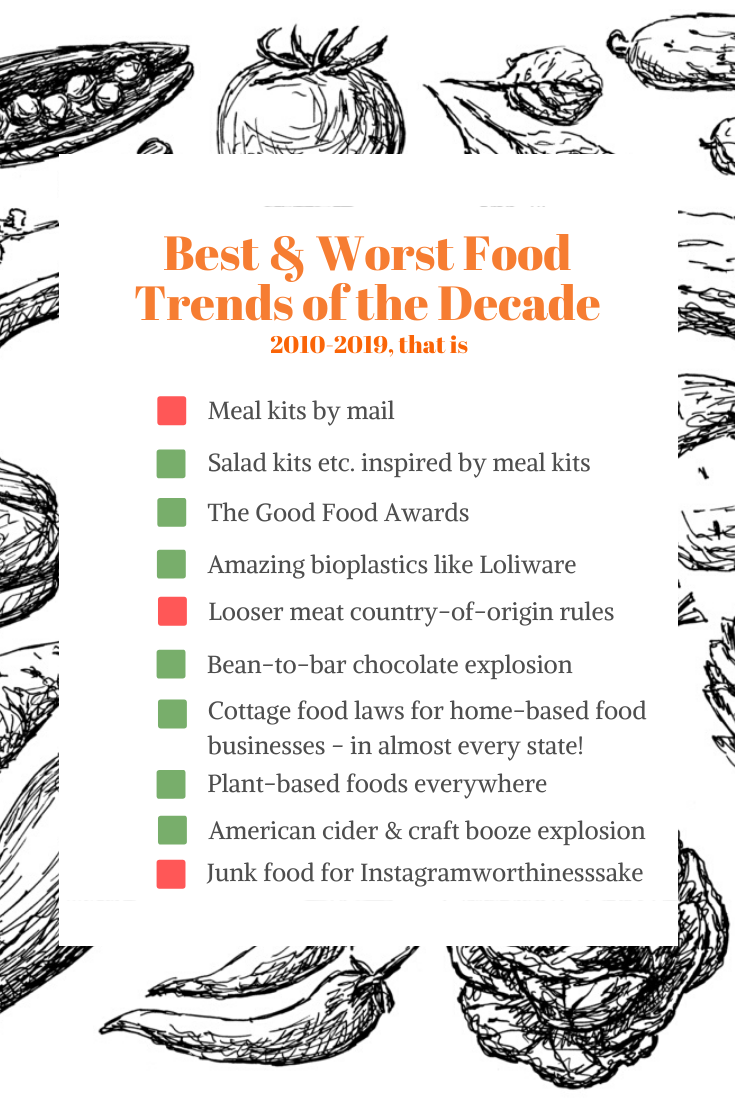 Susie's picks for best and worst food trends