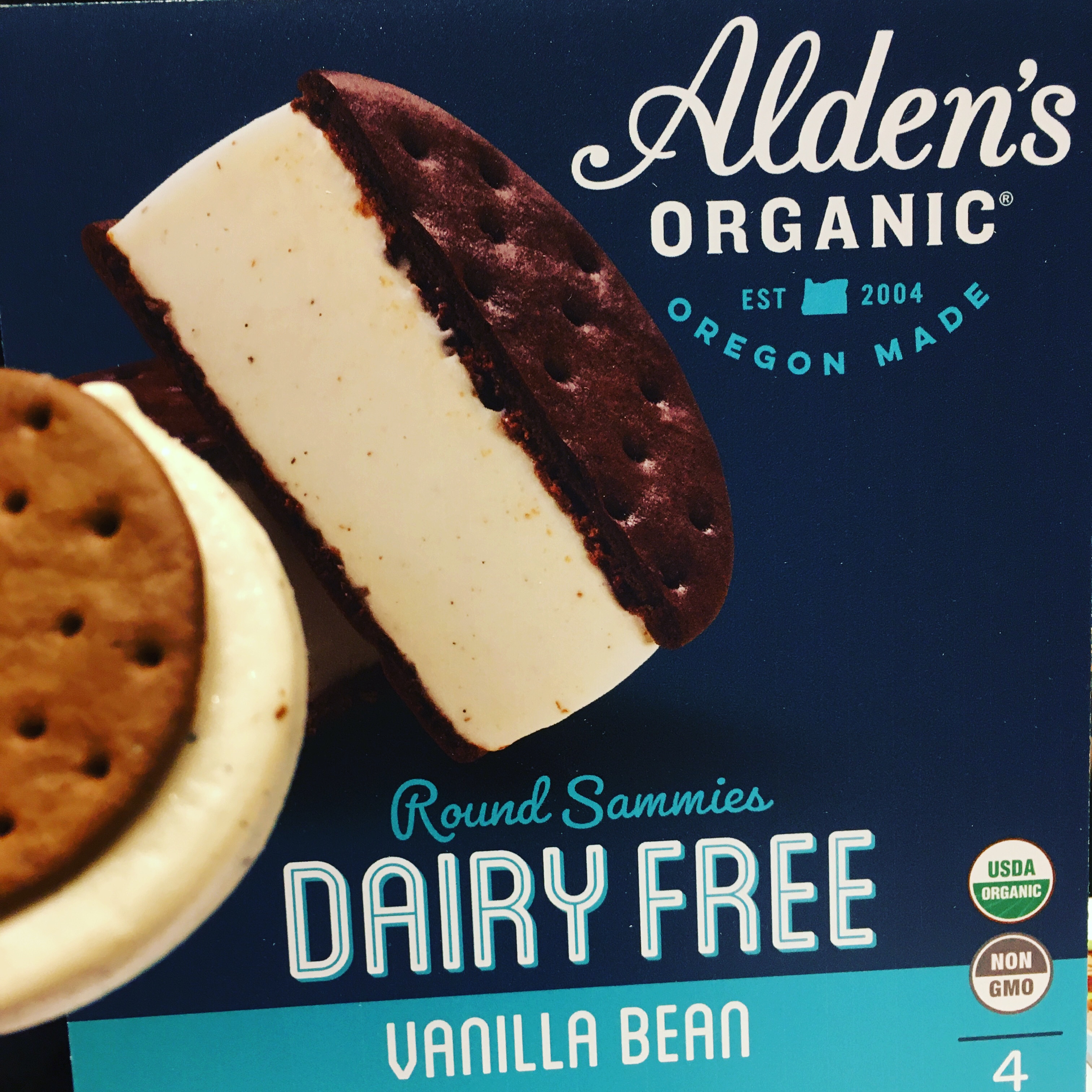 Alden dairy free ice cream sandwiches 